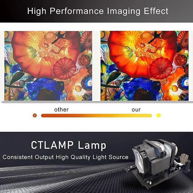 Alt view image 2 of 4 - A+ Quality DT01171 Replacement Projector Lamp Bulb with Housing Compatible with Hitachi CP-WX4021N CP-X4021N CP-X5021N CP-X4022WN CP-WX4022WN