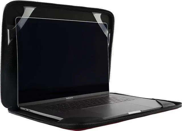 Alt view image 7 of 7 - UAG Large Sleeve for 15-inch Computers [Magma] Rugged Tactile Grip Weatherproof Protective Slim Secure Laptop/Tablet Sleeve