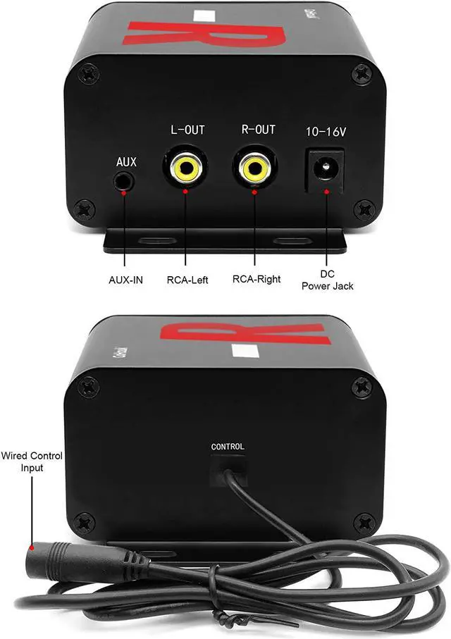 Alt view image 5 of 7 - Motorcycle Speakers Bluetooth Waterproof Radio Audio System with Amplifier, FM Radio, Volume Control, ATV UTV Compatible