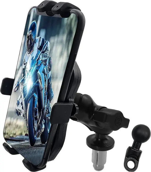Main image of Motorcycle Phone Mount GPS Navigation Bracket Mobile Phone Holder Fork Stem for Suzuki Hayabusa GSX-R 600 750 1000 YZF R1 R6 S1000RR CBR250R 300R Kawasaki Ninja 400