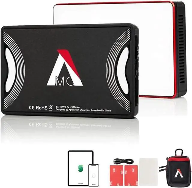 Main image of Aputure MC RGBWW On Camera Video Light | CRI/TLCI 96+, Temperature 3200K-6500K, HSI Mode,Support Magnetic Attraction and App with USB-C PD and Wireless Charging