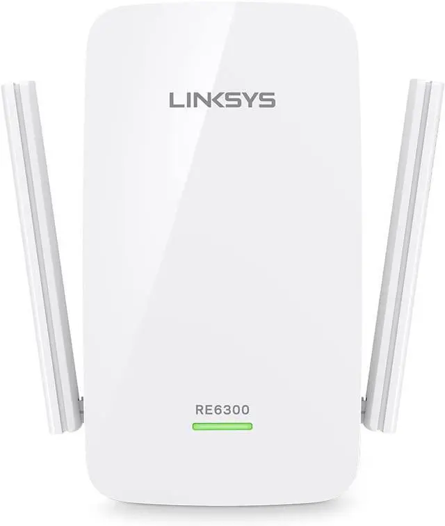 Alt view image 2 of 7 - Linksys WiFi Extender, WiFi 5 Range Booster, Dual-Band Booster, Compact Wall Plug Design, 1,000 Sq. ft Coverage, Speeds up to (AC750) 750Mbps - RE6300