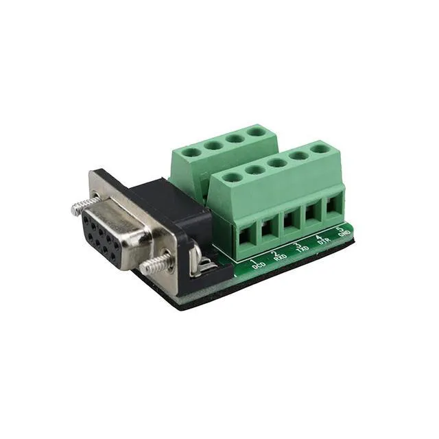 Alt view image 2 of 5 - DB9 Breakout Connector RS232 Serial 9 Pin Connector Db9 Terminal Female with Scr