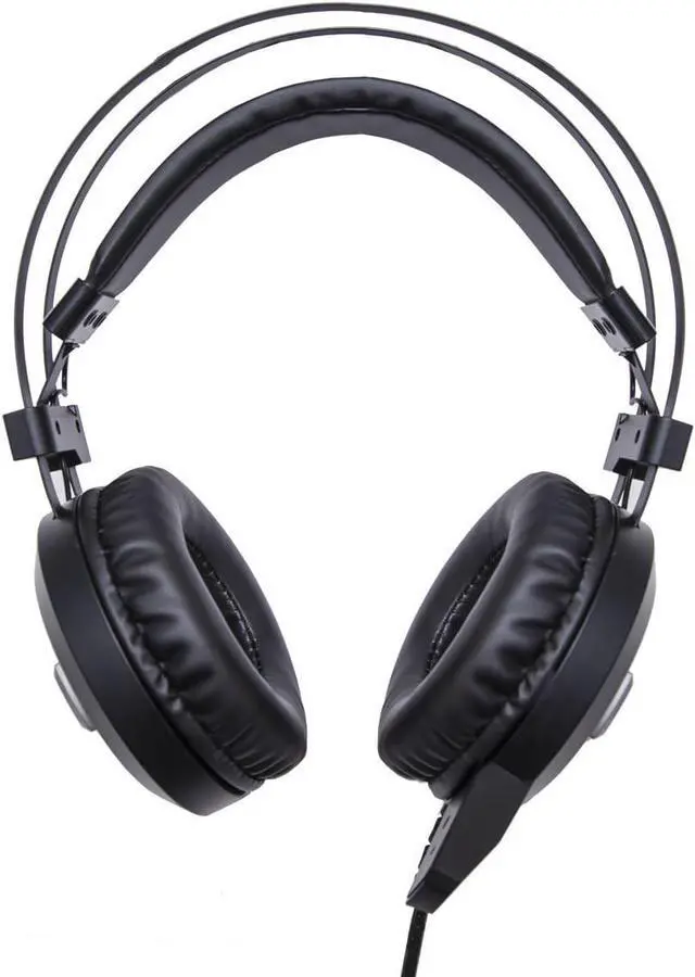 Alt view image 5 of 7 - GamesterGear Falcon Over The Ear Stereo Pc Gaming Headset 3.5mm Surround Sound Audio with Omnidirectional Microphone - Led Lights - Volume Control