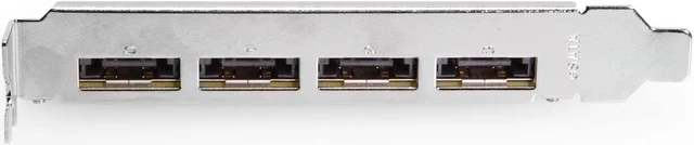 Alt view image 3 of 5 - CoolGear® Internal to External eSATA 4 Port PCI Bracket