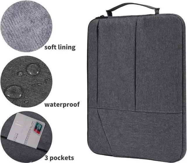 Alt view image 5 of 7 - Drawing Tablet Case Carrying Bag with Artist Glove Graphics Tablet Sleeve Protective Bag for Huion H610 Pro HS610 Xp-pen Deco 01 Star 06 Ugee M708 and Veikk A30 A50