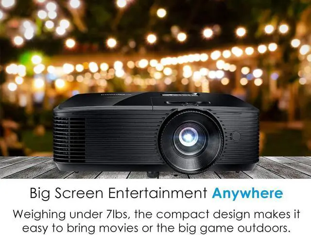 Alt view image 19 of 20 - Optoma HD143X DLP Projector 3000 Lumens 1080P 23,000:1 REC.709 color 12,000 hour lamp life, HDMI, 3D Sync port, USB power