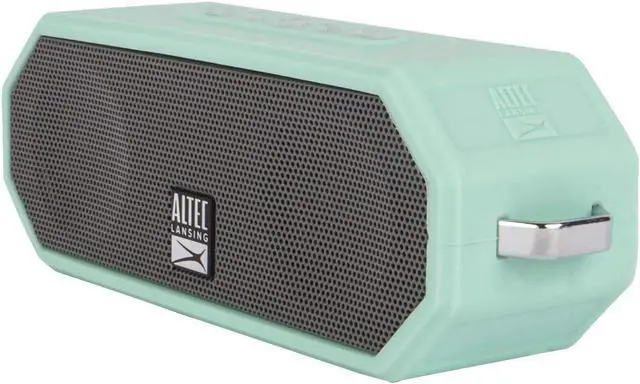 Alt view image 4 of 4 - Altec Lansing LifeJacket H2O 4 - Waterproof Bluetooth Speaker, Durable & Portable Speaker with Voice Assistant, 10 Hour Battery Life & 100 Foot Range, Mint