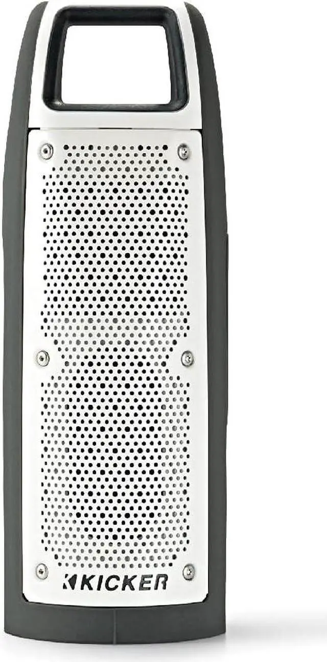 Main image of KICKER Bullfrog BF100 Bluetooth Portable Outdoor Speaker | 360° Sound Field | Waterproof Dustproof Casing IP67 Rating | Powerful 16 Watt AMP | 100 FT Wireless Range Gray