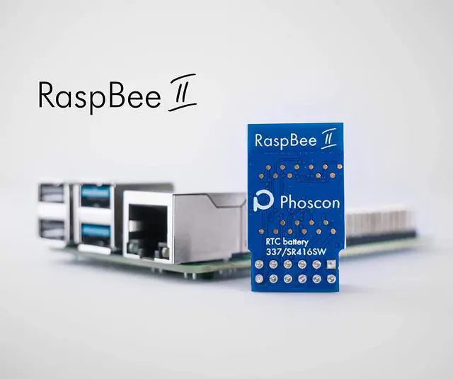 Main image of RaspBee II - Universal Raspberry Pi Zigbee 3.0 Gateway, Includes deCONZ App, Home Automation, Home Assistant, ioBroker, Zigbee2MQTT