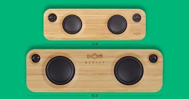 Alt view image 6 of 7 - House of Marley - Get Together Bluetooth Portable Bluetooth Speaker and Audio System - 3.5 Woofer & 1 Tweeters, 30m Wireless Range, 8 hour Playtime, Sustainably Crafted, Signature Black