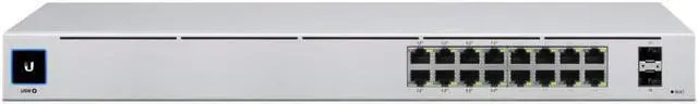 Alt view image 3 of 7 - Ubiquiti UniFi 16-Port PoE Switch