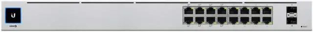 Alt view image 5 of 7 - Ubiquiti UniFi 16-Port PoE Switch