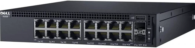 Main image of Dell Networking X1018P - Switch - 16 Ports - Managed - Rack-mountable, Black (463-5910)