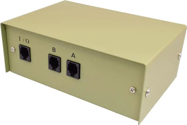 Alt view image 2 of 2 - PTC Premium 2-Way A/B R45 Metal Rotary Manual Switch Box