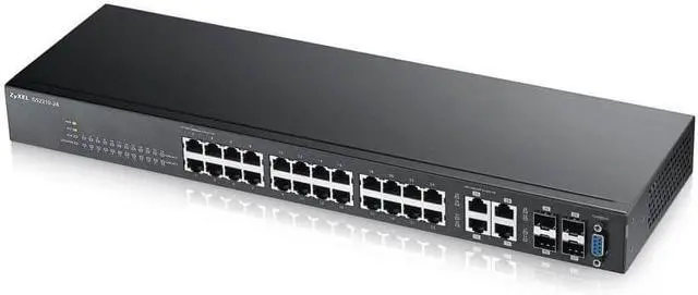 Alt view image 2 of 2 - Zyxel 24 port Gigabit Layer 2 managed switch [GS2210-24]