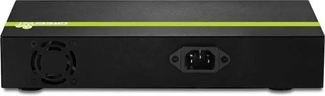 Alt view image 5 of 6 - TRENDnet 8-Port 10/100Mbps GREENnet PoE+ Switch, 30 W Per Port, Up to 15.4 W Per Port with 250 W Total Power Budget, Lifetime Protection, TPE-T80