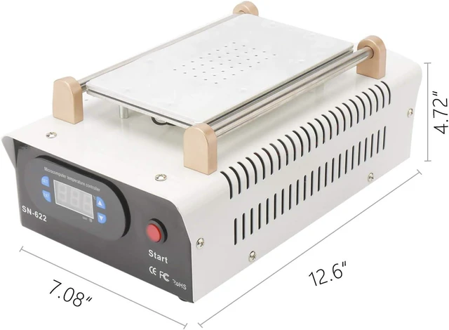 Alt view image 6 of 7 - 7 Inch LCD Screen Separator Machine with Built-In Pump, Touch Screen LCD Glass Lens Removal for Cellphone iPad Repair