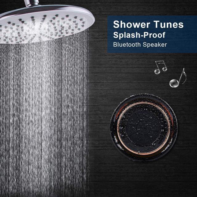 HAISSKY Bluetooth Shower Speakers, Portable Wireless Waterproof
