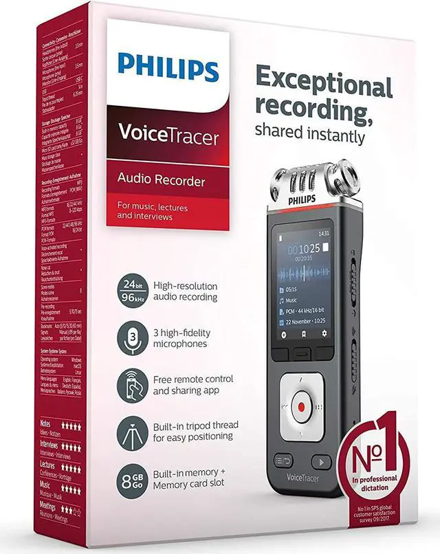 Alt view image 2 of 7 - DVT6110 Voicetracer Digital