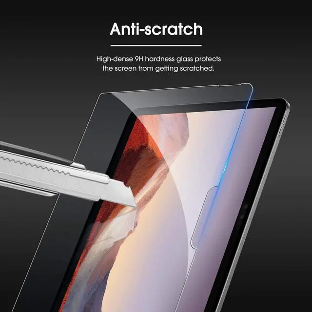 Alt view image 7 of 7 - Screen Protector Compatible with Surface Pro 7 Plus/Surface Pro 7/Surface Pro 6/ Surface Pro 5/Surface Pro 4 - [Tempered Glass] [High Responsivity] [Scratch Resistant] [High Definition]