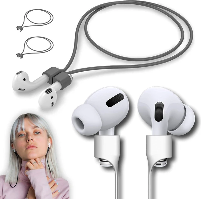 Main image of Ultra Strong Magnetic Airpod Pro Strap Anti-Lost Cord Sports Lanyard Compatible with Airpods 3rd 2nd Generation Pro 3 2 1 (3 Grey)