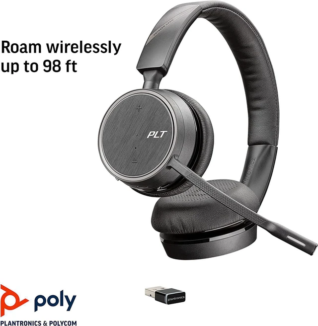 Alt view image 4 of 6 - Plantronics Voyager 4210 UC, BT 600, Charge Stand UC, USB-A Cable, 212740-01