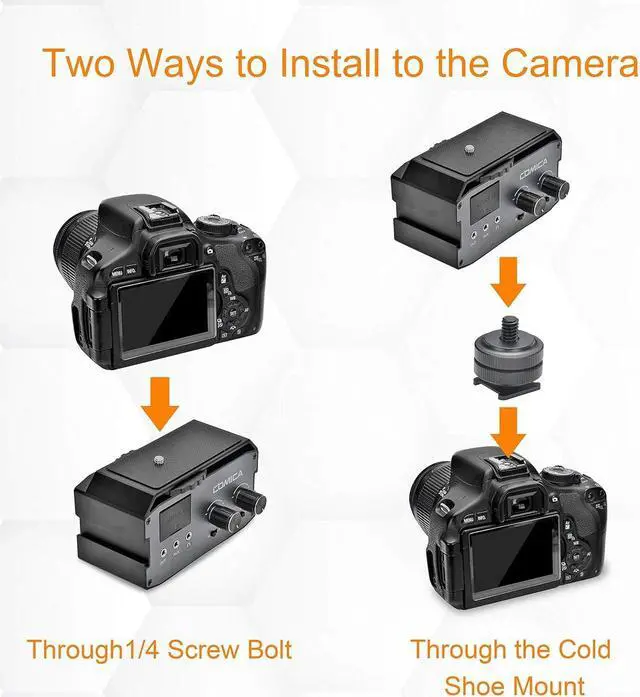 Alt view image 3 of 7 - CVM-AX3 Audio Mixer, Dual XLR/3.5mm/6.35mm Mic Preamp 9V Phantom Power with Real-time Monitor for Interview Guitar Recording Canon Nikon DSLR Camera Camcorder