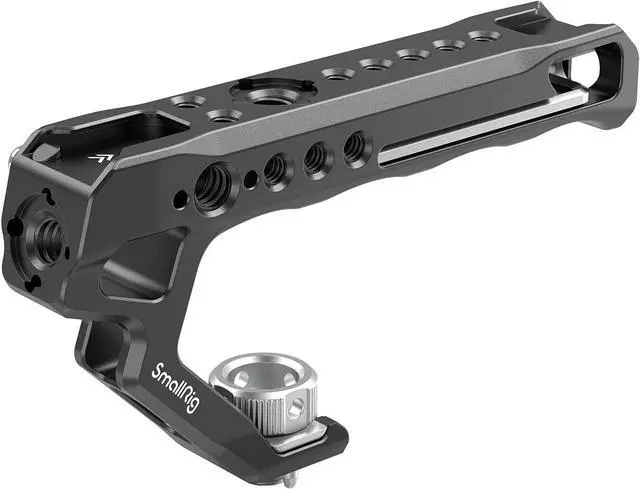 Main image of Top Handle with Locating Holes for ARRI for Camera Cage, Ergonomic Design, with Anti-Off Designed Cold Shoe Adapter - 2165C