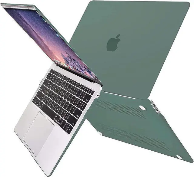 Alt view image 4 of 6 - MOSISO Compatible with MacBook Air 13 inch Case 2022 2021 2020 2019 2018 A2337 M1 A2179 A1932 Retina Display Touch ID, Plastic Hard Shell&Keyboard Cover&Screen Protector&Storage Bag, Midnight Green