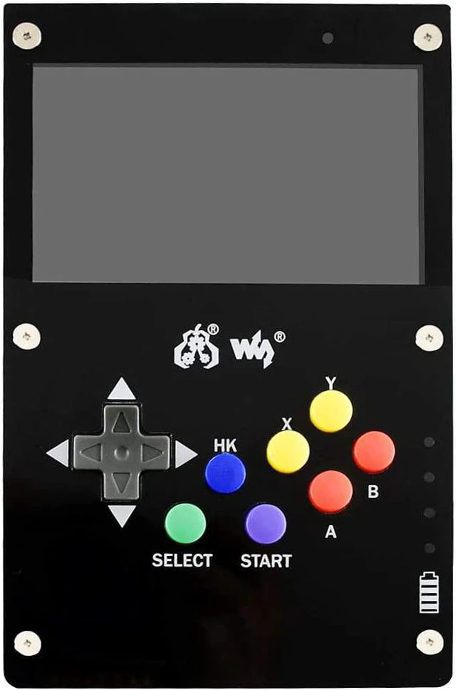 Alt view image 3 of 7 - Waveshare GamePi43 Portable Video Game Console Compatible with Raspberry Pi B+/2B/3B/3B+ 4.3inch IPS Display 800×480 Pixels Raspberry Pi 3B+ Included