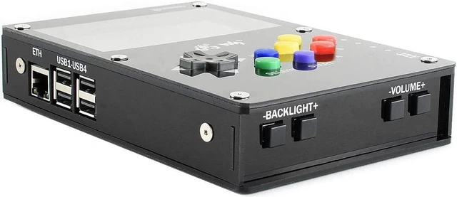 Alt view image 4 of 7 - Waveshare GamePi43 Portable Video Game Console Compatible with Raspberry Pi B+/2B/3B/3B+ 4.3inch IPS Display 800×480 Pixels Raspberry Pi 3B+ Included