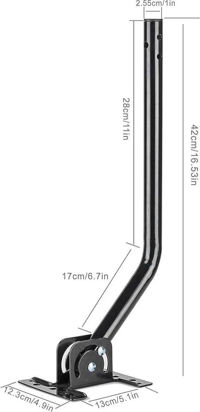 Alt view image 7 of 7 - PBD Outdoor Digital HD TV Antenna with High Gain Amplifier 150 Mile Long Range for UHF/VHF, Mounting Pole, 40FT RG6 Coaxial Cable, Easy Installation, Welcome to consult