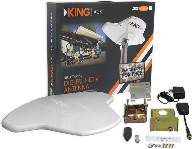 Alt view image 3 of 3 - KING OA8300 Jack Replacement Head HDTV Directional Over-the-Air Antenna - White, Welcome to consult