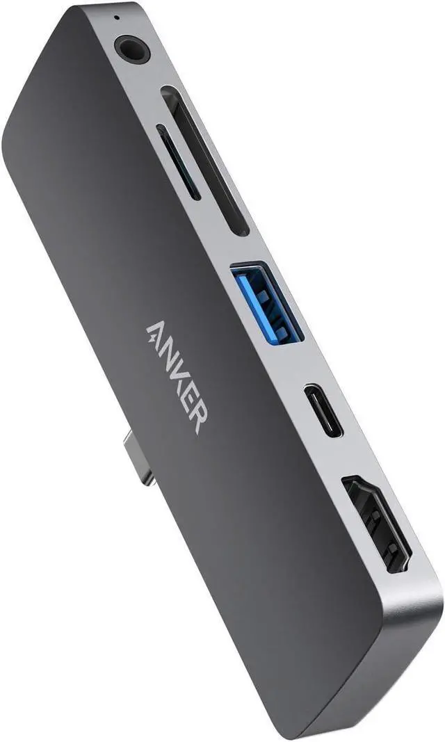 Main image of Anker USB C Hub for iPad Pro, PowerExpand Direct 6-in-1 USB C Adapter, with 60W Power Delivery, 4K@60Hz HDMI Port, 3.5mm Headphone Jack, USB 3.0 Port, SD and microSD Card Reade