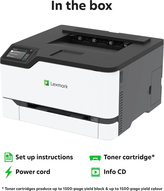 Alt view image 4 of 7 - Lexmark C3426dw Colour Laser Printer with Interactive Touch Screen, Full-Spectrum Security and Print Speed up to 26 ppm (40N9310)