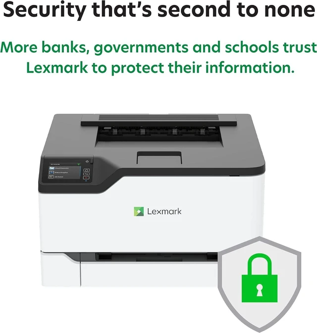 Alt view image 6 of 7 - Lexmark C3426dw Colour Laser Printer with Interactive Touch Screen, Full-Spectrum Security and Print Speed up to 26 ppm (40N9310)