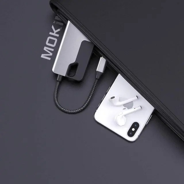 Alt view image 6 of 7 - USB C to Ethernet Adapter, USB C Hub with 1Gbps RJ45 Docking Station 4K HDMI, Up to 100W Pd Port, 3 USB 3.0 Ports, Compatible for MacBook Pro, Chromebook, Lenovo, Dell, XPS, Surface and USB C Devices