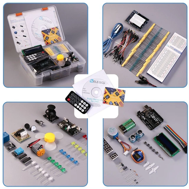 Alt view image 4 of 7 - ELEGOO UNO R3 Smart Robot Car Kit & ELEGOO UNO Project Super Starter Kit