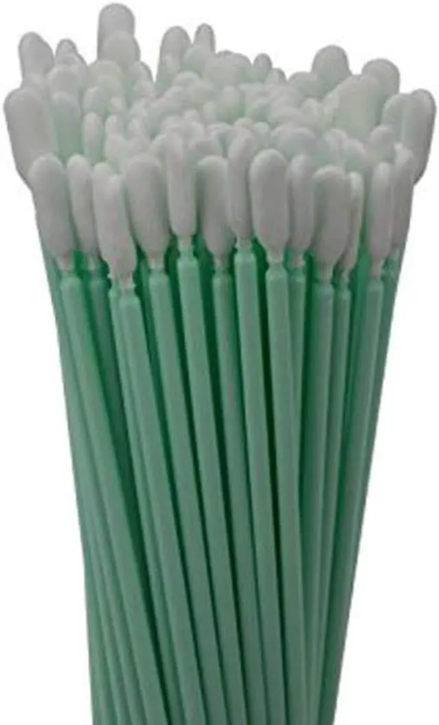 Alt view image 4 of 6 - INCHOO 100pc 6.3" Double Layer Polyester Cleaning Swab Sticks for Solvent Format Inkjet Printer Roland Optical Equipment