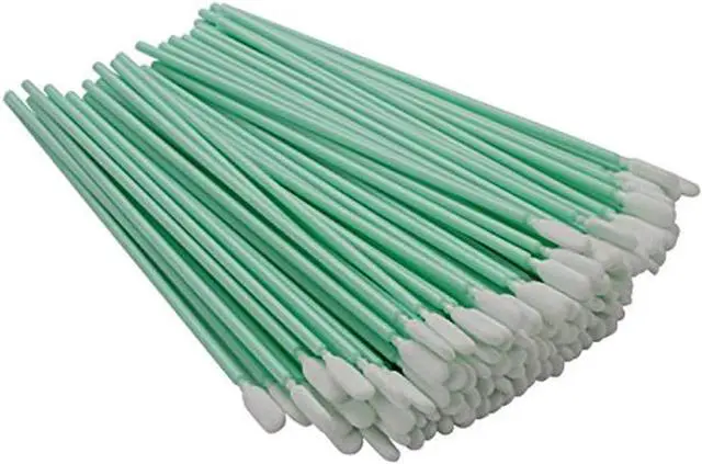 Alt view image 5 of 6 - INCHOO 100pc 6.3" Double Layer Polyester Cleaning Swab Sticks for Solvent Format Inkjet Printer Roland Optical Equipment