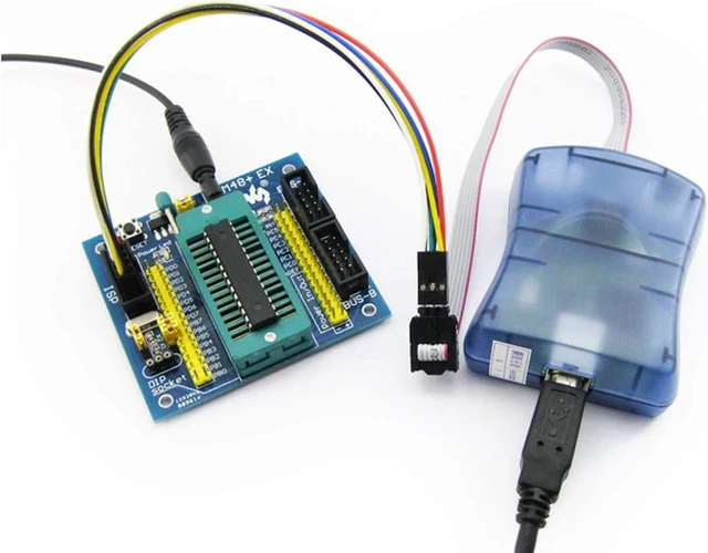 Alt view image 3 of 6 - waveshare USB AVRISP CH AVR ISP Programmer Compatible with AT AVRISP from ATMEL Supports AVR Studio 4/5/6/7