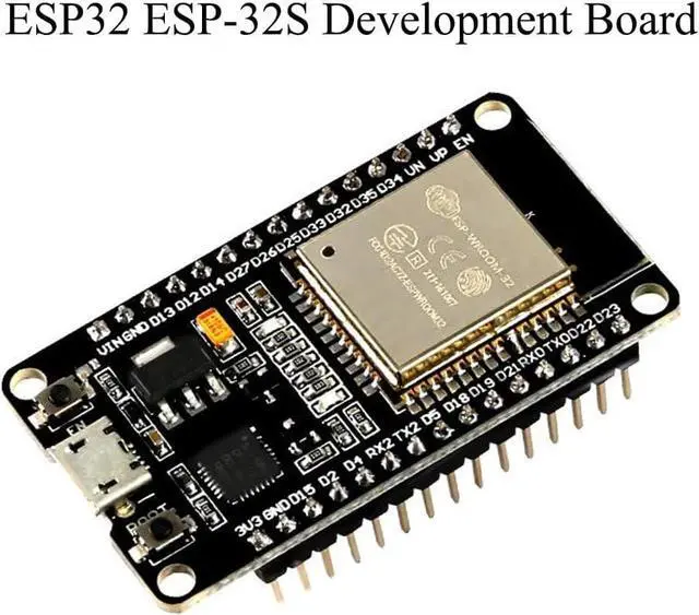 Alt view image 2 of 7 - 10PCS ESP32S ESP32 ESP-WROOM-32 Development Board 2.4GHz Dual-Core WiFi +Bluetooth 2 Function Microcontroller for Arduino