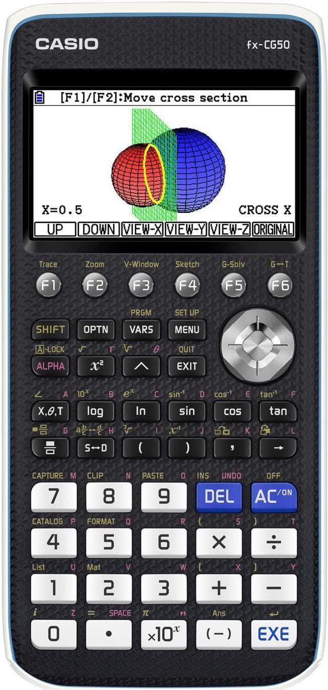 Alt view image 12 of 20 - Casio FX-CG50 Prizm Graph Calculator Black