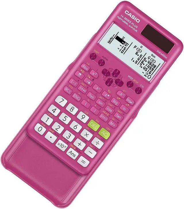 Alt view image 6 of 8 - Casio fx-300ESPLS2 Pink Scientific Calculator