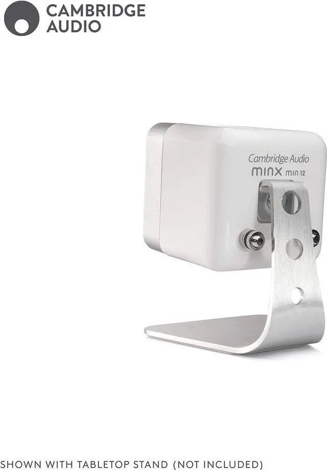Alt view image 5 of 6 - Cambridge Audio Minx Min 12 Bookshelf Satellite Speaker (Each) with 4th Generation BMR Technology (White)