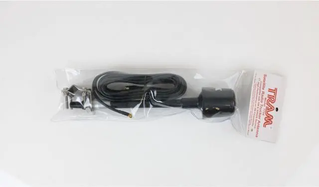 Alt view image 2 of 7 - 7754 Satellite Radio Mirror-Mount Trucker Antenna with RG58 Coaxial Cable and SMB-Female Connector