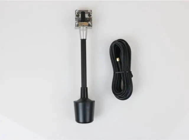 Alt view image 5 of 7 - 7754 Satellite Radio Mirror-Mount Trucker Antenna with RG58 Coaxial Cable and SMB-Female Connector