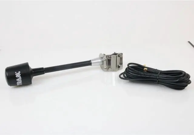 Alt view image 4 of 7 - 7754 Satellite Radio Mirror-Mount Trucker Antenna with RG58 Coaxial Cable and SMB-Female Connector