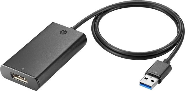 Alt view image 4 of 4 - HP USB to DVI Graphics Multiview Adapter NL571AA